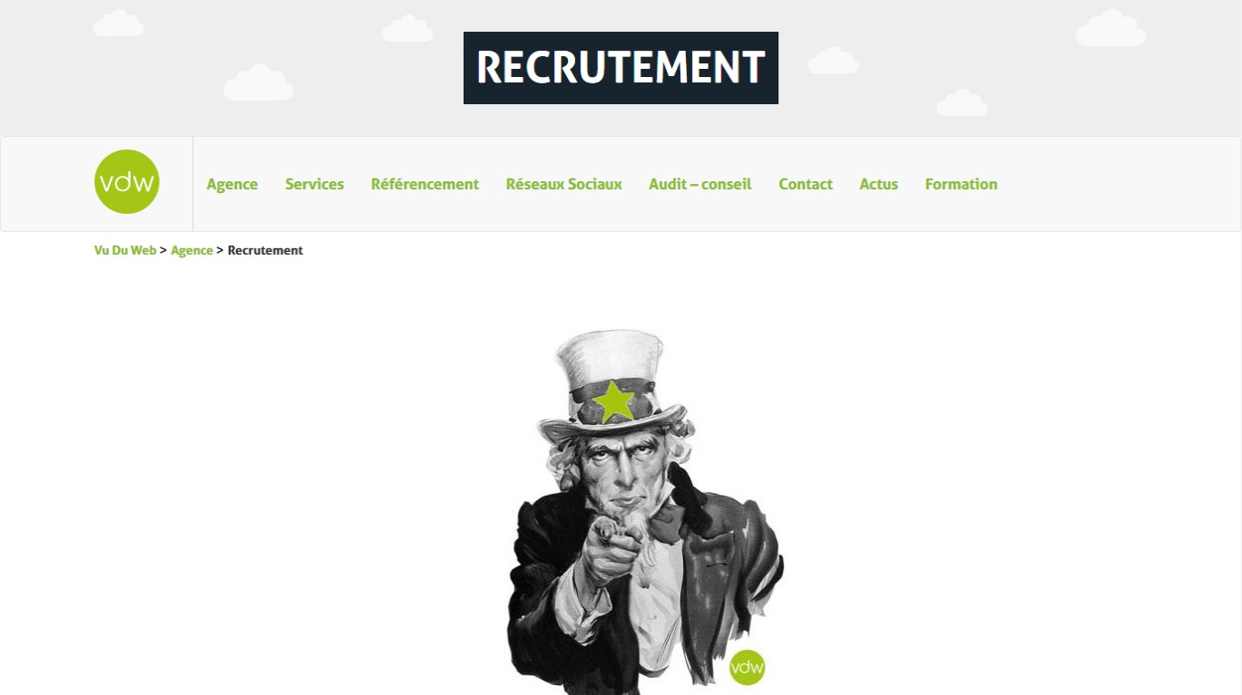 Recrutement Vu du Web