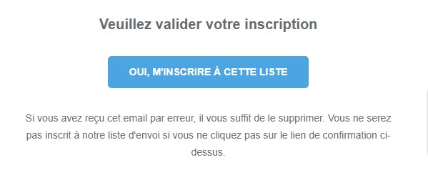 confirmer votre e-mail dès maintenant